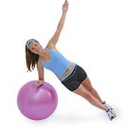 Childrens Toyshop  Sporting Goods : 22" Anti-burst Swiss Pro Ball By Sissel, Plum