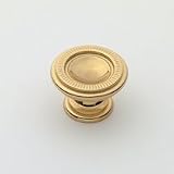 25mm Dia Polished Brass Knob