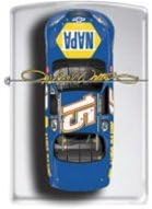 Zippo Micheal Waltrip "#15 Car Top View" - High Polish Chrome
