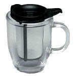 Bodum Teeset / Teetasse YoYo schwarz Becher + Filter