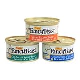 Friskies Fancy Feast Gourmet Cat Food Variety Pack- net wt. 3 oz., case of 24