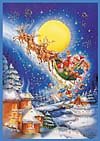 Moonlight Santa Advent Calendar