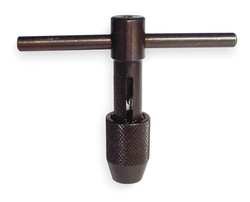 Westward 2FLL8 Sliding T Handle Tap Wrench, 1/4-1/2 In