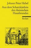 Aus dem Schatzk�stlein des Rheinischen Hausfreundes