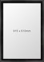 BLACK WOODEN MAXI POSTER FRAME 61x91.5CM BRAND NEW