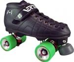 Skate Out Loud Vertigo F1 Falcon Juke Alloy Quad Speed Roller Skates size : 5.5 Wheel color : green/93A