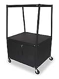 Dakota Designs 1DNP3 Audio-Visual Cart, Cabinet, 2 Shelves