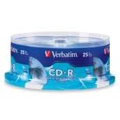 Click here to buy Verbatim - 25 x CD-R - 700 MB ( 80min ) 52x - white - ink jet printable surface, printable... by Verbatim.
