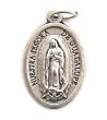 Our Lady of Guadalupe - Divine Mercy Two-sided Oxidized Medal - MADE IN ITALY