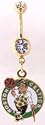 Boston Celtics belly button ring