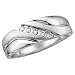 10kt. White Gold, Diamond Wedding Band