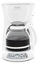 DeLonghi DC59TW 12-Cup Digital Programmable Drip Coffeemaker, White