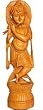 Lord Krishna Statues In Wood Carving 12 x 3 inches