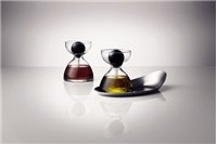Menu Pipette Glass - Set of 2 with Tray - Oil and Vinegar Cruets