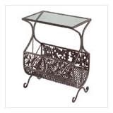 Maple Leaf Magazine Rack and Table