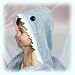Shark Hooded Towel by Frog Kiss Designs Makes a GREAT GIFT