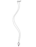 Nashelle Designs Lovely Dainty Ring Necklace, Color Silver