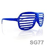 NEW KANYE STRONGER SHUTTER SHADES HIP HOP SUNGLASSES BLUE
