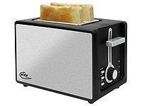 2-Scheiben Toaster in Alu-Optik, Warmhaltefunktion und Auftaufunktion *NEU*