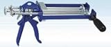 Wellmade Tool 3333 Dual Cartridge Caulking Gun - Hand Operated - 300 ml capacity