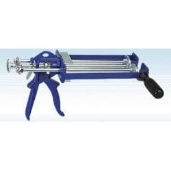 Wellmade Tool 3333 Dual Cartridge Caulking Gun - Hand Operated - 300 ml capacity by Wellmade Tool
