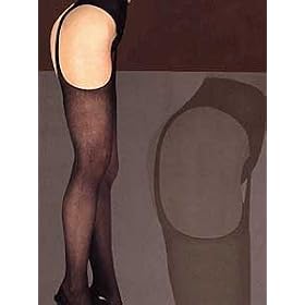 Leg Avenue Women's Sheer Garter Belt Panty Hose #1901