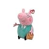 Ty Beanie Baby Peppa Pig - Daddy Ty Beanie Buddy Large Plush Toy