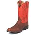 Justin Men's 'George Strait' Cowboy Series Western Boots - Brown & Orange