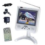 Roadstar LCD-5010K/S tragbarer 5-Zoll LCD-Fernseher/PC-Monitor