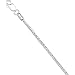Sterling Silver Solid Diamond Cut Wheat Chain - 24 inches
