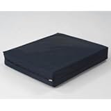 Wheelchair cushion - Navy color 16' x 18' x 3', this chair cushion has a gel center covered by a durable polyurethane foam. This Gel seat cushion provides comfort for long term sitting.