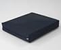 Wheelchair cushion - Navy color 16" x 18" x 3", this chair cushion has a gel center covered by a durable polyurethane foam. This Gel seat cushion provides comfort for long term sitting.