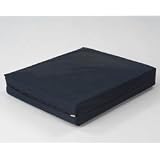Wheelchair cushion - 16" x 18" x 3" With cover, this chair cushion convoluted foam allows passage of air and relief of pressure for long term usage. . This Polyurethane foam seat cushion provides comfort for long term sitting.