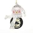 San Jose Sharks 2.5" Acrylic Basketball Snowman Holiday Ornament - NHL Hockey
