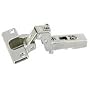 Euro Concealed Cabinet Hinge, Inset, 110 Degree Opening, Nickel
