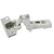 Euro Concealed Cabinet Hinge, Inset, 110 Degree Opening, Nickel
