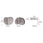 C.R. LAURENCE BE90SBN CRL Brushed Nickel Berlin Series Wall Mount Bracket