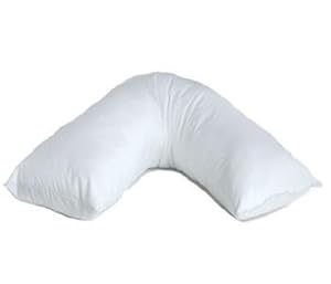 *PAIR* Of Orthopedic V Pillow case 100% COTTON- WHITE ...