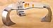 Chrome And Glass Retro Coffee Table