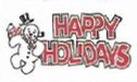Happy Holidays Nylon Flag 4' x 6'