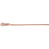 14k Rose Gold 2mm Cable Chain Necklace - 24 Inch