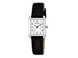 Pulsar Black Leather Strap Watch