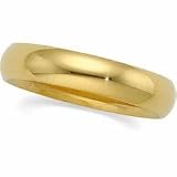 24K Gold Comfort Fit Band - 5mm Size 10