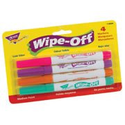 Childrens Toyshop  Toys : Write-On Wipe-Off Markers (Set of 4)