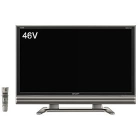 SHARP AQUOS 46V�^ �n��EBS�E110�xCS�f�W�^���t���n�C�r�W�����t���e���r LC-46EX5