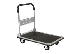 Folding Platform Truck With Solid Steel Deck 400 Lb. Capacity
