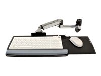 Ergotron LX Wall Mount Keyboard Arm - Keyboardmouse arm mount tray - polished aluminum - LX KYBD ARM WM