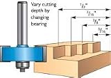 1/2'' Shank Rabbeting Bit Set