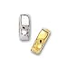 14k Two-Tone Hinged Reversible Earrings