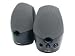 Labtec SPIN 55 2.0 Computer Speakers(2-Speaker, Charcoal)